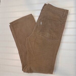 corduroy Tan Flare out jeans / size: 28
